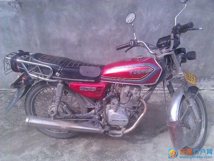 云浮出售二手粤华125-5摩托车一台 云浮出售二手粤华125-5摩托车一台
