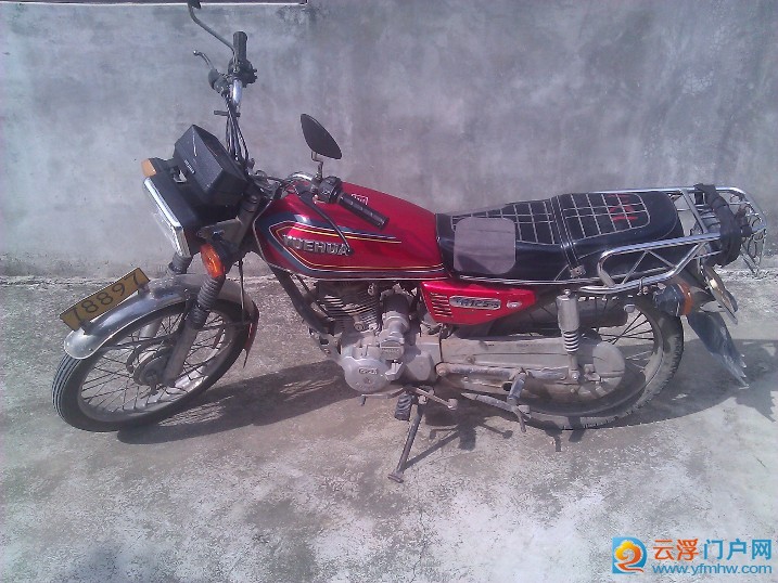 云浮出售二手粤华125-5摩托车一台 云浮出售二手粤华125-5摩托车一台